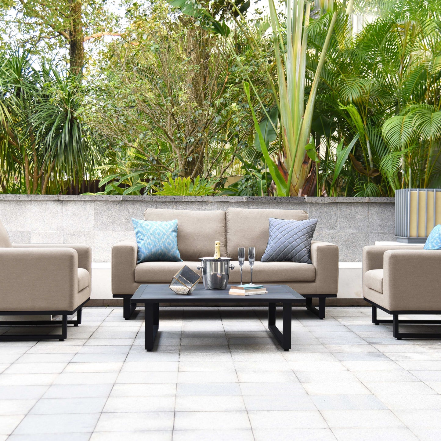 Outdoor Fabric Ethos 2 Seat Sofa Set