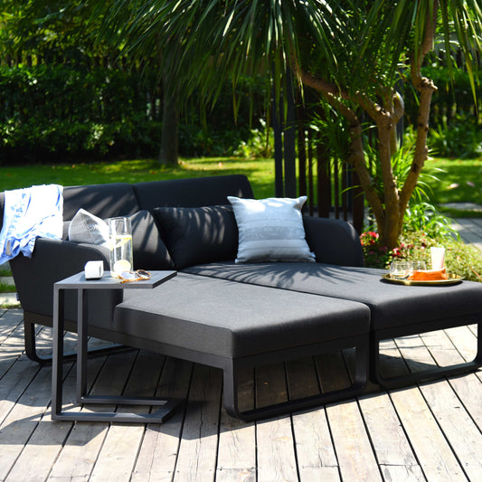 Outdoor Fabric Unity Double Sunlounger