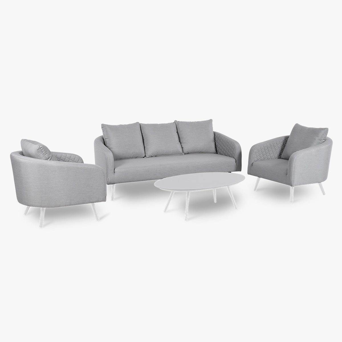 Outdoor Fabric Ambition 3 Seat Sofa Set