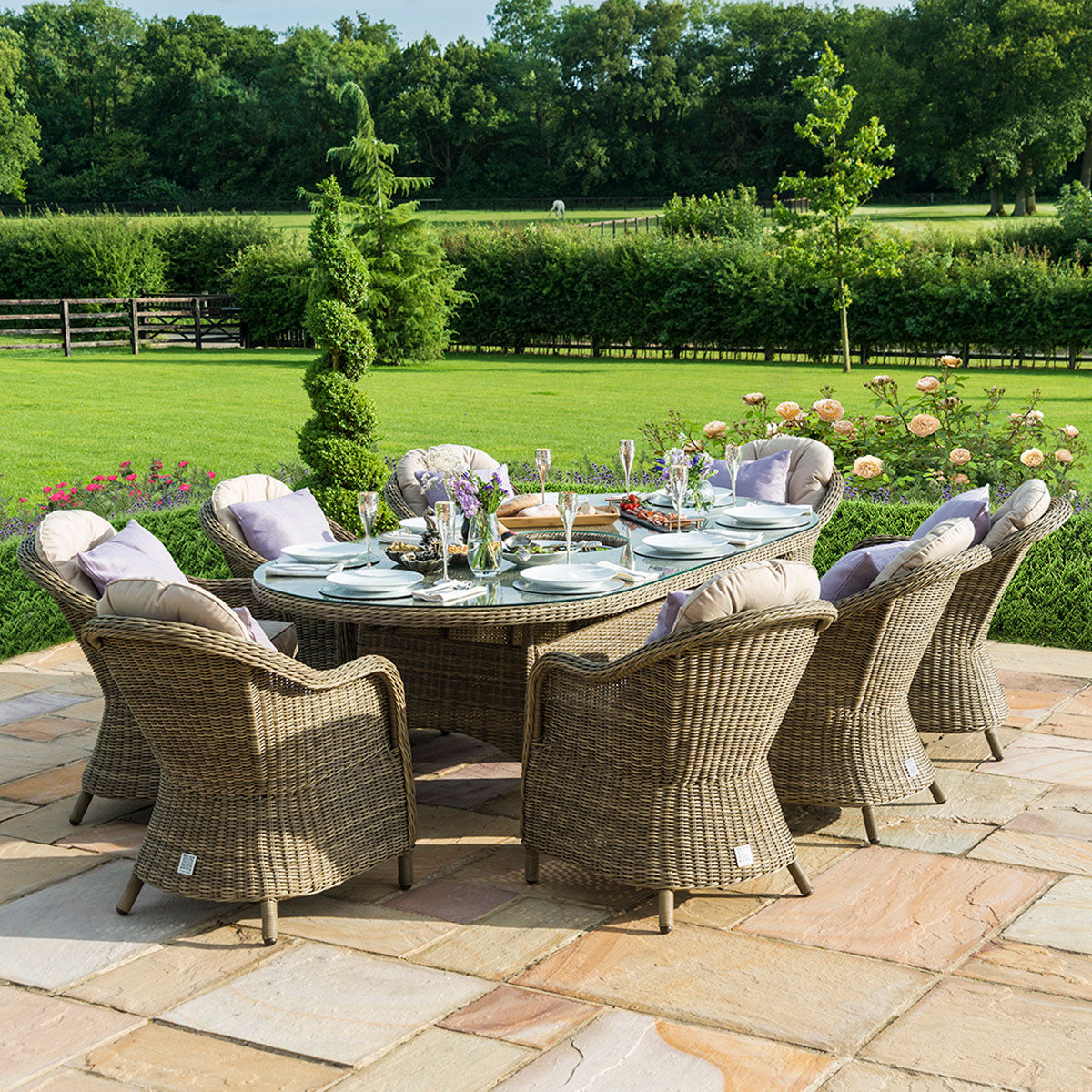 Refine by Rattan dining sets Vulotti