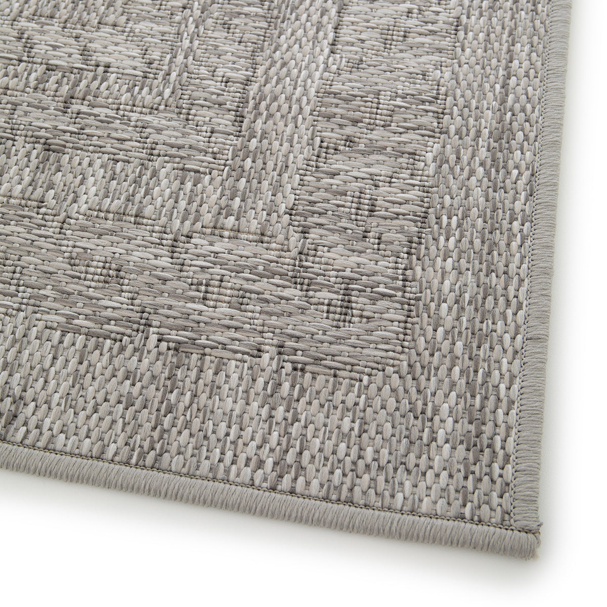 Maze - Tapis d'intérieur et d'extérieur gris Alfresco - 160x230cm