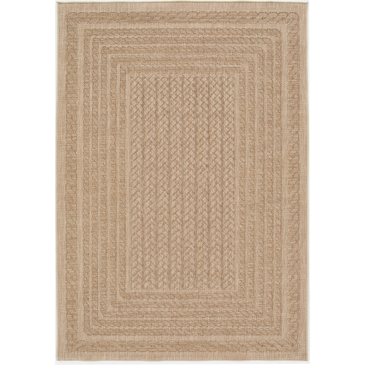 Maze - Tapis d'intérieur et d'extérieur Alfresco Oatmeal - 160x230cm